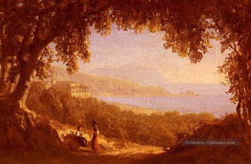 La Rivera Di Ponente Gênes paysage Sanford Robinson Gifford Peinture à l'huile